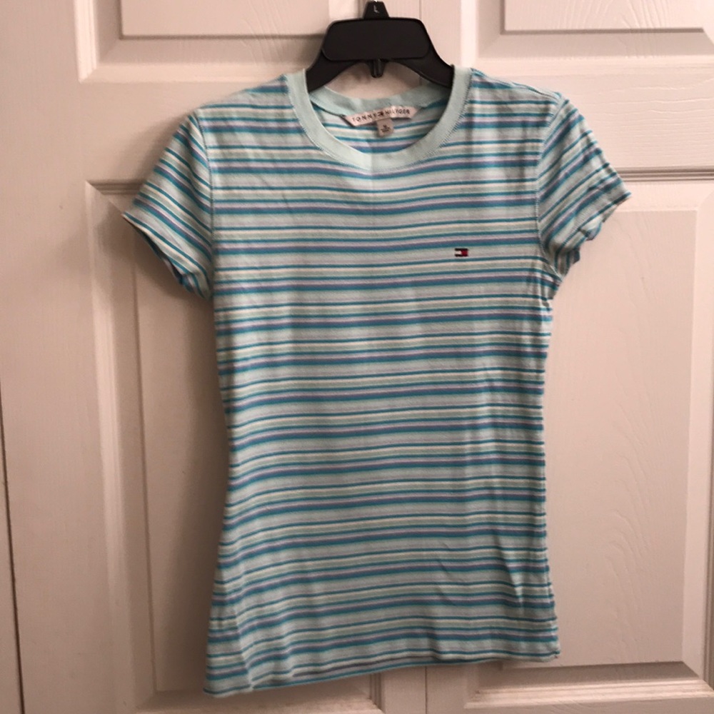 Stripped Tommy Hilfiger multi colored shirt